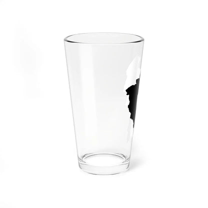 Flag map of Udine (Italy) Pint Glass 16oz - Go Mug Yourself