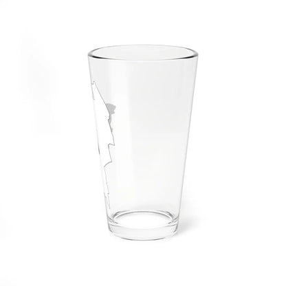 Flag map of Udine (Italy) Pint Glass 16oz - Go Mug Yourself