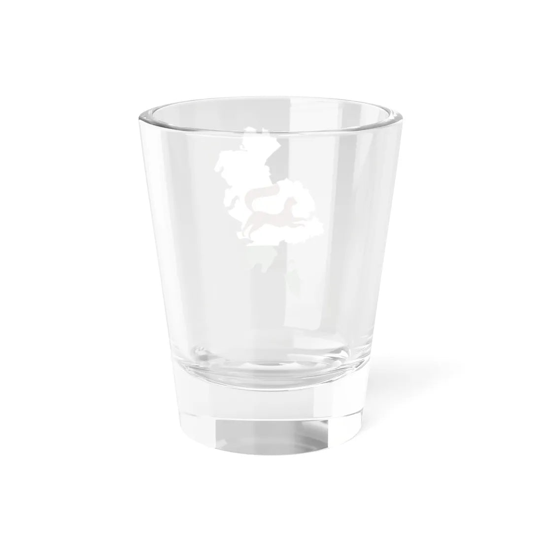 Flag-map of Ufa (Russia) Shot Glass 1.5oz - Go Mug Yourself