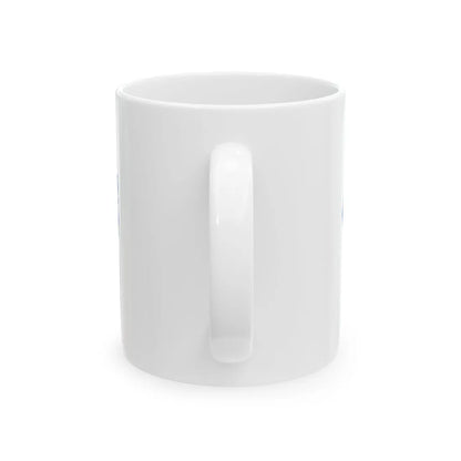 Flag map of Ukraine and the Belgorod Peoples Republic (Ukraine) White Coffee Mug - Go Mug Yourself