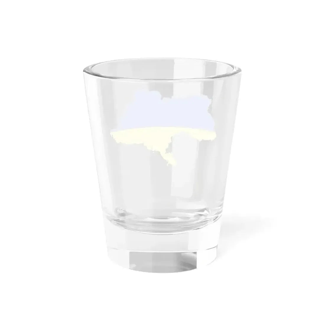 Flag map of Ukraine April 17 2022 (Ukraine) Shot Glass 1.5oz - Go Mug Yourself