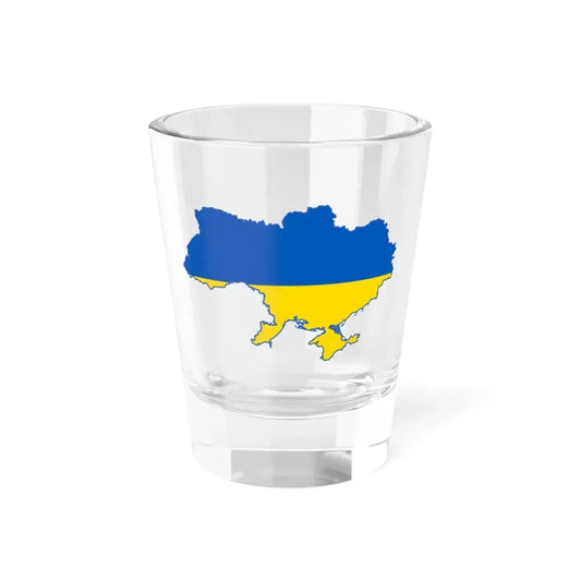 Flag map of Ukraine Belgorod (Ukraine) Shot Glass 1.5oz 1.5oz - Go Mug Yourself