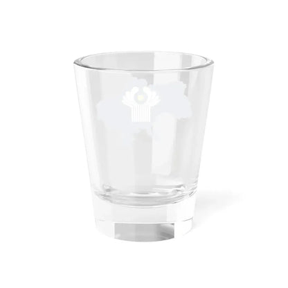 Flag-map of Ukraine CIS de facto (Ukraine) Shot Glass 1.5oz - Go Mug Yourself
