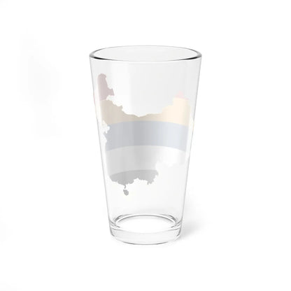Flag map of Unified China Beiyang Government (China) Pint Glass 16oz - Go Mug Yourself