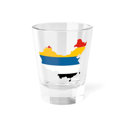 Flag map of Unified China Beiyang Government (China) Shot Glass 1.5oz 1.5oz - Go Mug Yourself