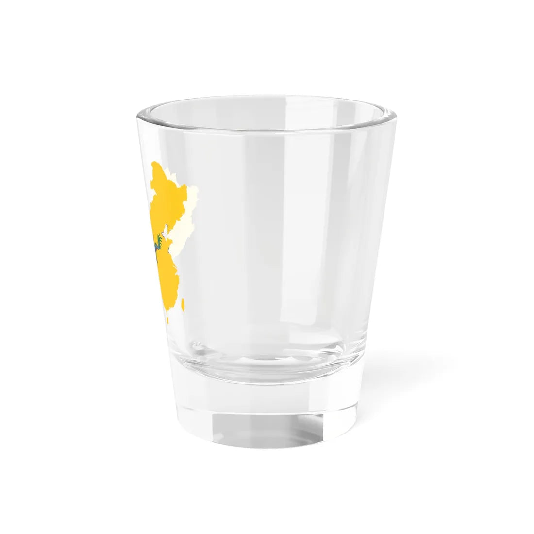 Flag map of Unified China Qing dynasty (China) Shot Glass 1.5oz - Go Mug Yourself