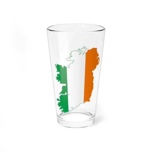 Flag-map of United Ireland (Ireland) Pint Glass 16oz 16oz - Go Mug Yourself