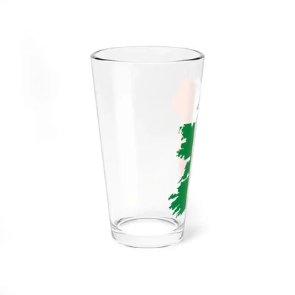 Flag-map of United Ireland (Ireland) Pint Glass 16oz - Go Mug Yourself