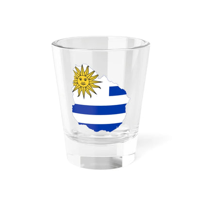Flag-map of Uruguay (Uruguay) Shot Glass 1.5oz 1.5oz - Go Mug Yourself
