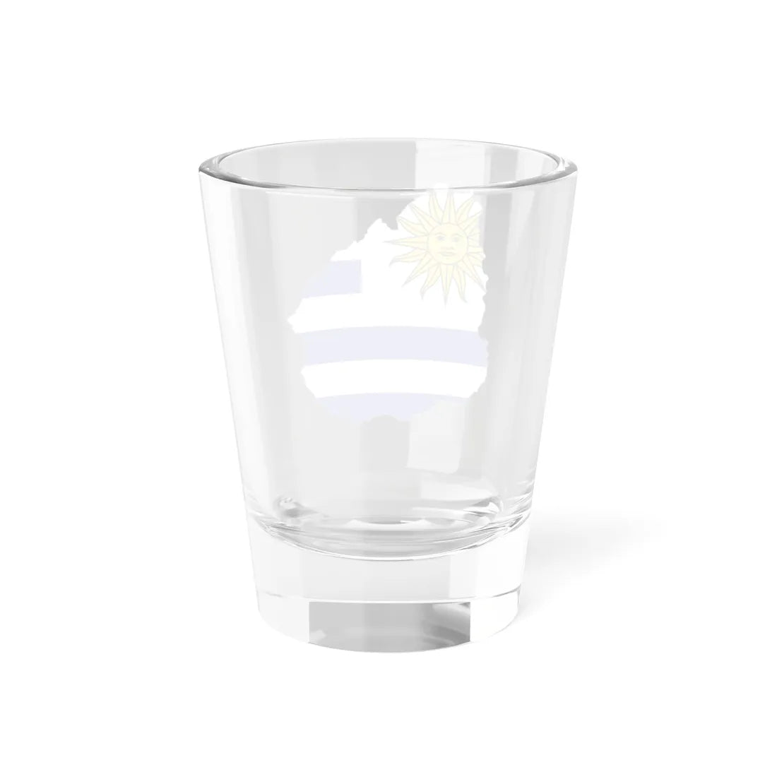 Flag-map of Uruguay (Uruguay) Shot Glass 1.5oz - Go Mug Yourself