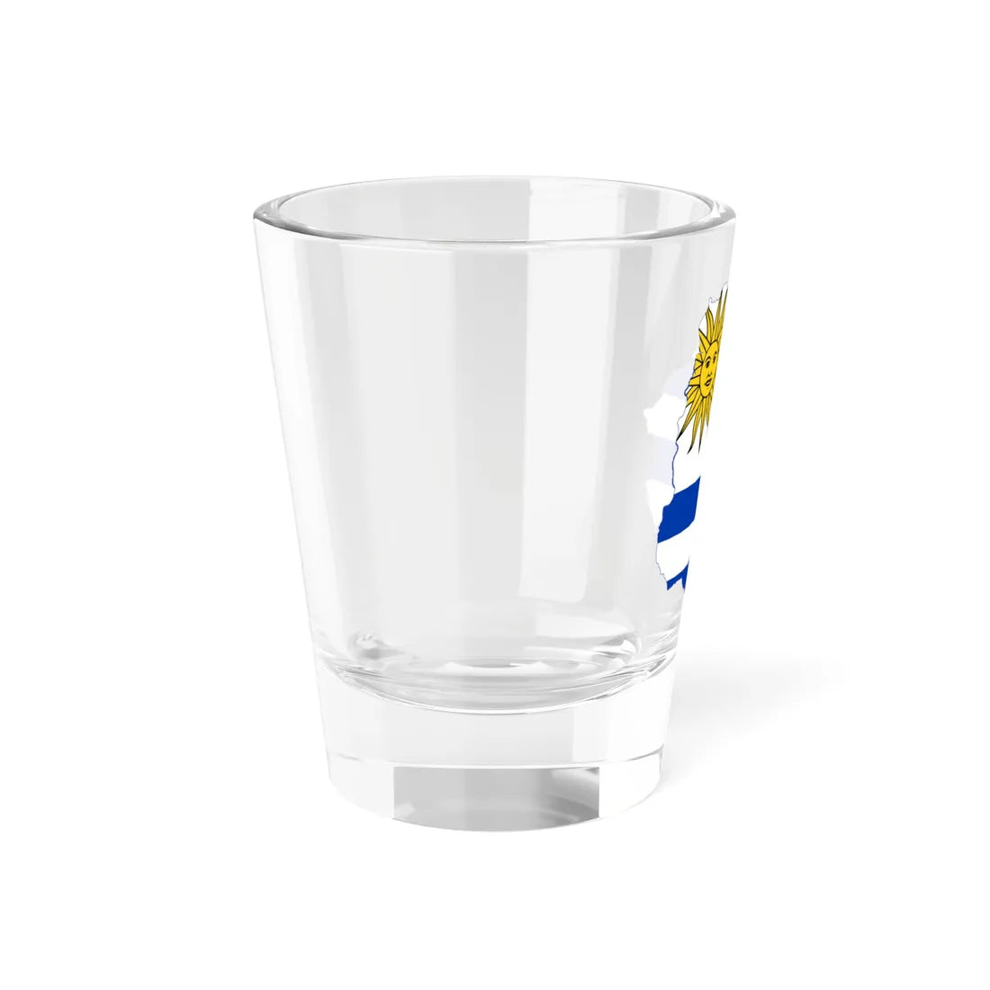 Flag-map of Uruguay (Uruguay) Shot Glass 1.5oz - Go Mug Yourself