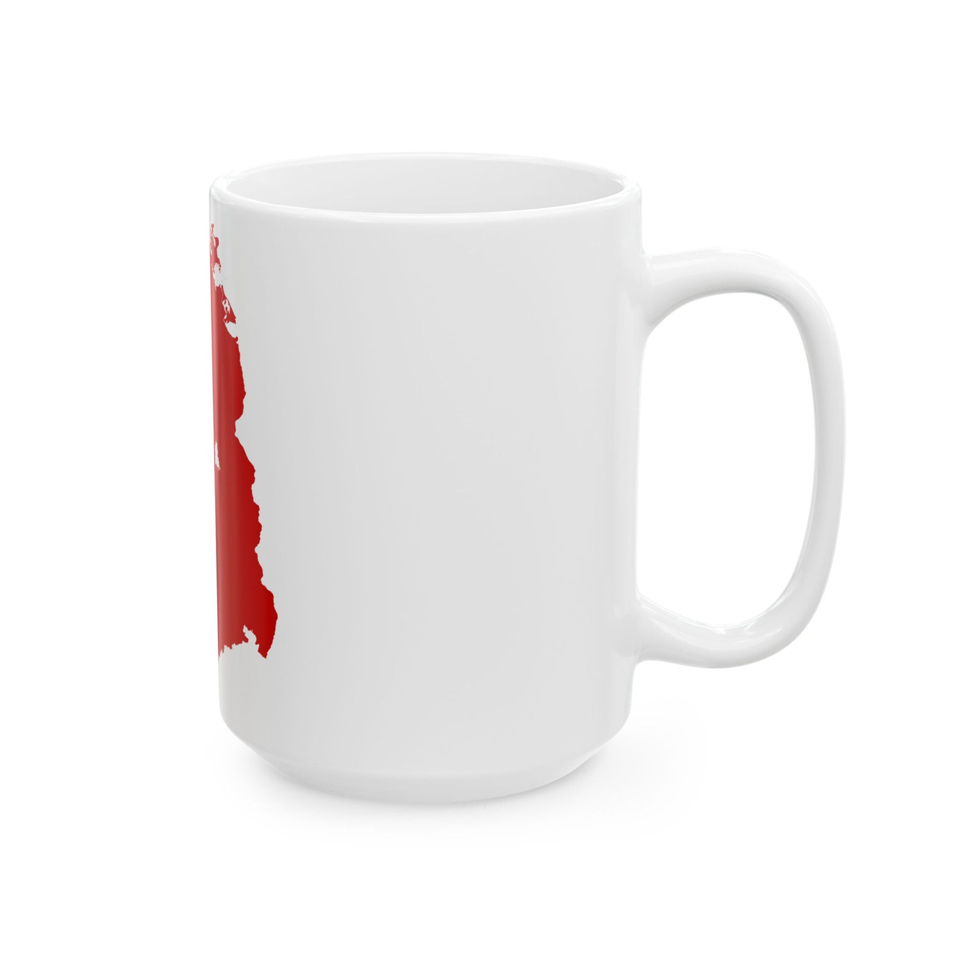 Flag map of USSR-East Germany (Germany) White Coffee Mug-Go Mug Yourself