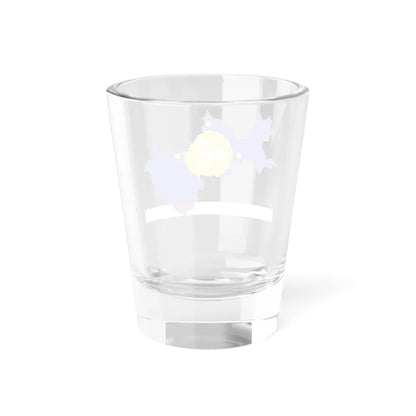 Flag-map of Ust-Orda Buryat Autonomous Okrug (Russia) Shot Glass 1.5oz - Go Mug Yourself