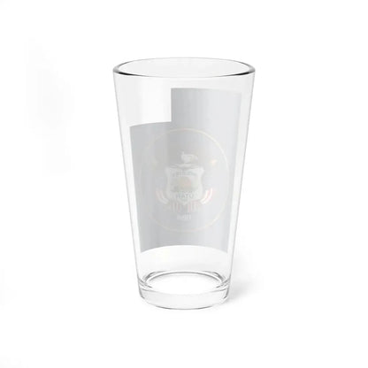 Flag-map of Utah (United States) Pint Glass 16oz - Go Mug Yourself