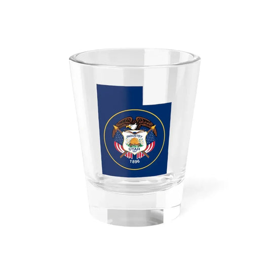 Flag-map of Utah (United States) Shot Glass 1.5oz 1.5oz - Go Mug Yourself