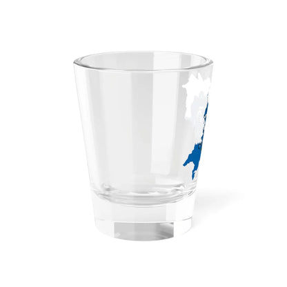Flag-map of Vas County (Hungary) Shot Glass 1.5oz - Go Mug Yourself