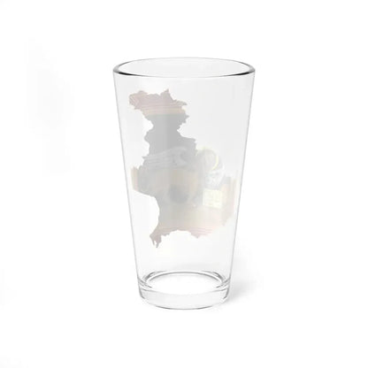 Flag-map of Veneto (Italy) Pint Glass 16oz - Go Mug Yourself