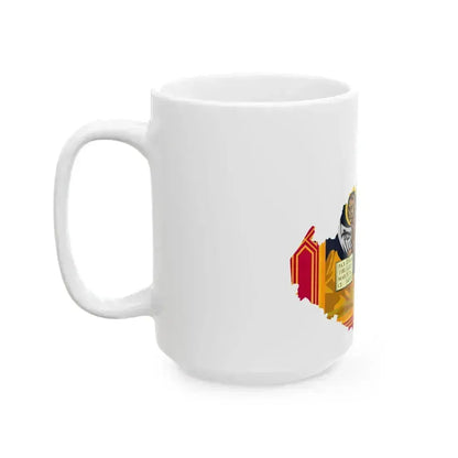 Flag-map of Veneto (Italy) White Coffee Mug - Go Mug Yourself