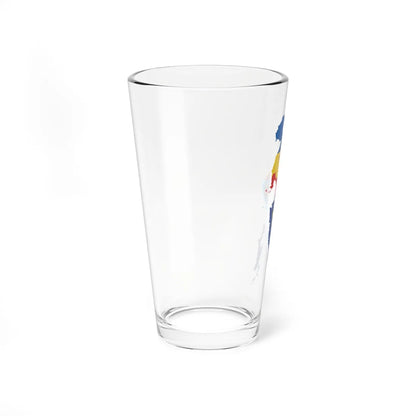 Flag map of Venezia Giulia (Italy) Pint Glass 16oz - Go Mug Yourself