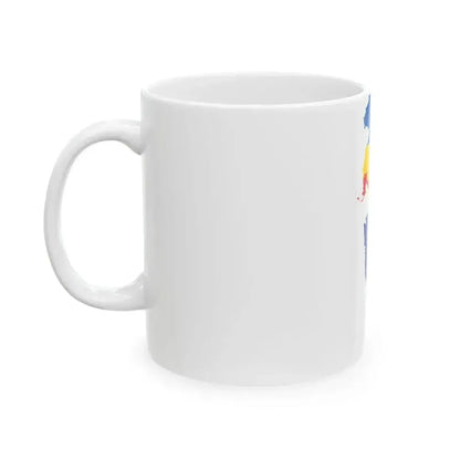 Flag map of Venezia Giulia (Italy) White Coffee Mug - Go Mug Yourself