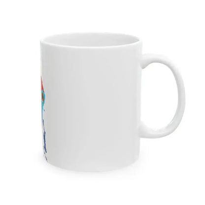 Flag map of Venezia Giulia (Italy) White Coffee Mug - Go Mug Yourself