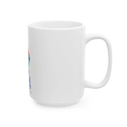 Flag map of Venezia Giulia (Italy) White Coffee Mug - Go Mug Yourself