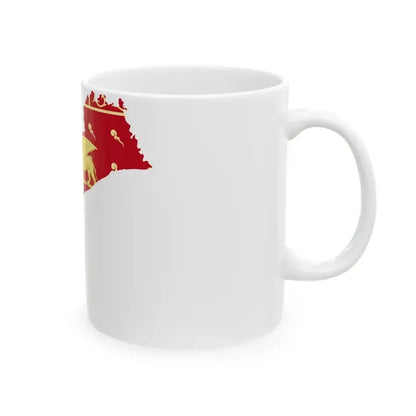 Flag map of Venice (Italy) White Coffee Mug - Go Mug Yourself