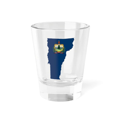 Flag-map of Vermont (United States) Shot Glass 1.5oz 1.5oz - Go Mug Yourself