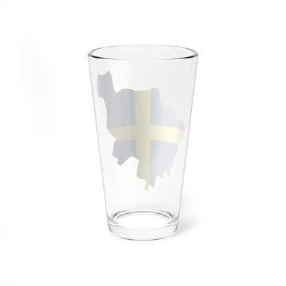 Flag-map of Verona (Italy) Pint Glass 16oz - Go Mug Yourself