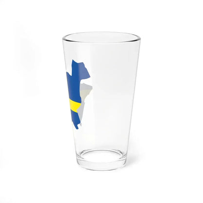 Flag-map of Verona (Italy) Pint Glass 16oz - Go Mug Yourself