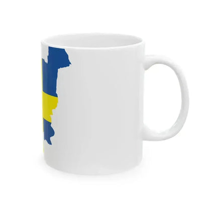 Flag map of Verona (Italy) White Coffee Mug - Go Mug Yourself
