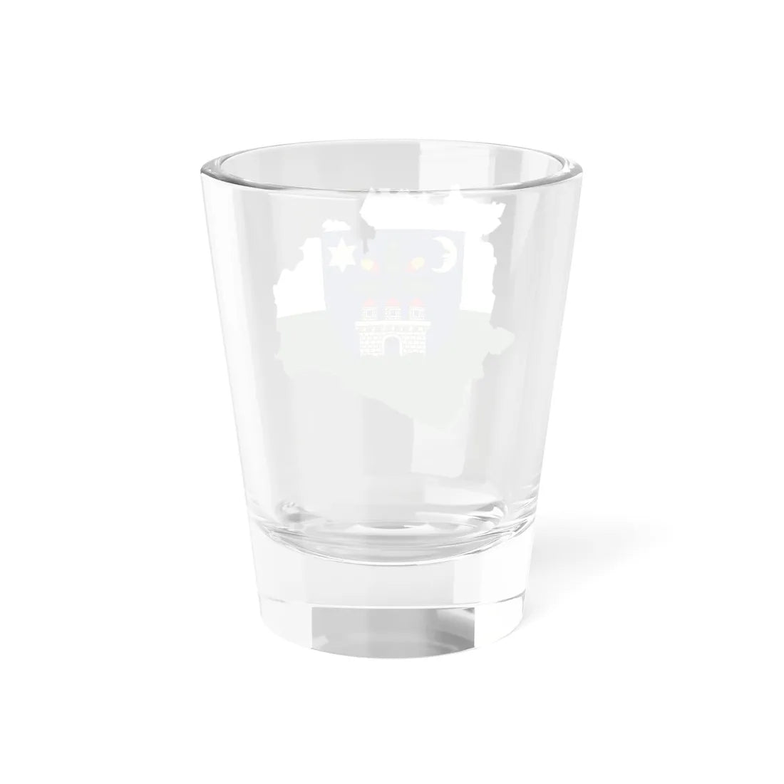 Flag-map of Veszprem County (Hungary) Shot Glass 1.5oz - Go Mug Yourself