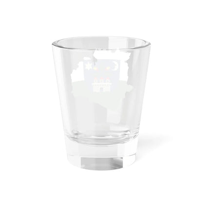 Flag-map of Veszprem County (Hungary) Shot Glass 1.5oz - Go Mug Yourself