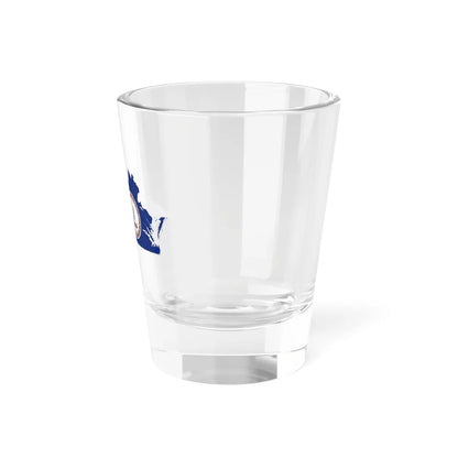 Flag-map of Virginia (United States) Shot Glass 1.5oz - Go Mug Yourself