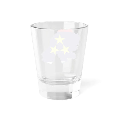 Flag-map of Vojvodina (Serbia) Shot Glass 1.5oz - Go Mug Yourself