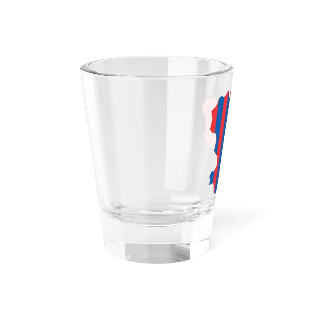 Flag-map of Volgograd Oblast (Russia) Shot Glass 1.5oz - Go Mug Yourself
