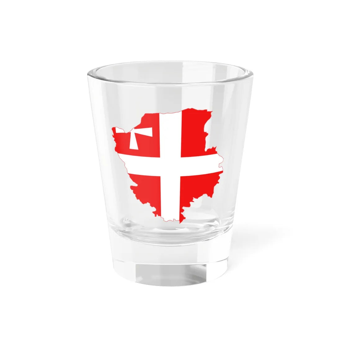 Flag-map of Volyn Oblast (Ukraine) Shot Glass 1.5oz 1.5oz - Go Mug Yourself