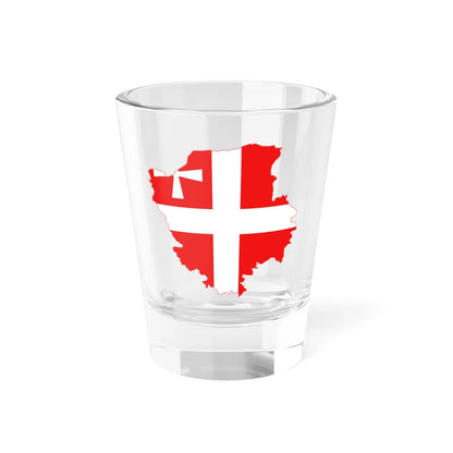 Flag-map of Volyn Oblast (Ukraine) Shot Glass 1.5oz 1.5oz - Go Mug Yourself