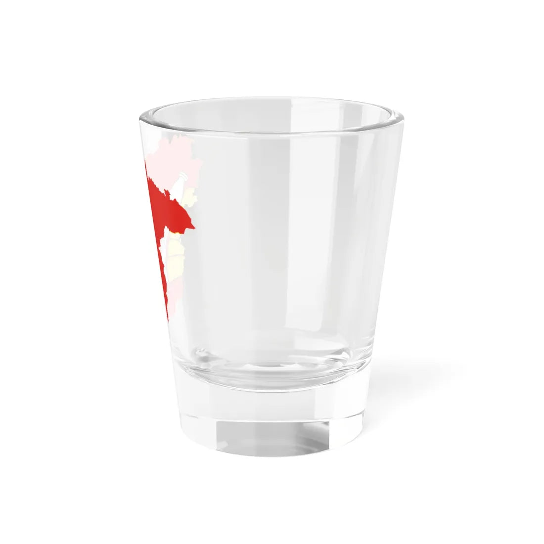 Flag-map of Voronezh Oblast (Russia) Shot Glass 1.5oz - Go Mug Yourself