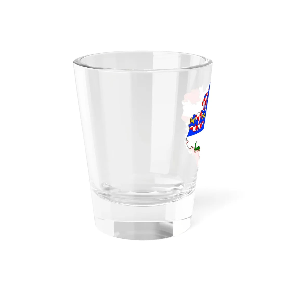 Flag-map of Vysocina Region (Czech Republic) Shot Glass 1.5oz - Go Mug Yourself