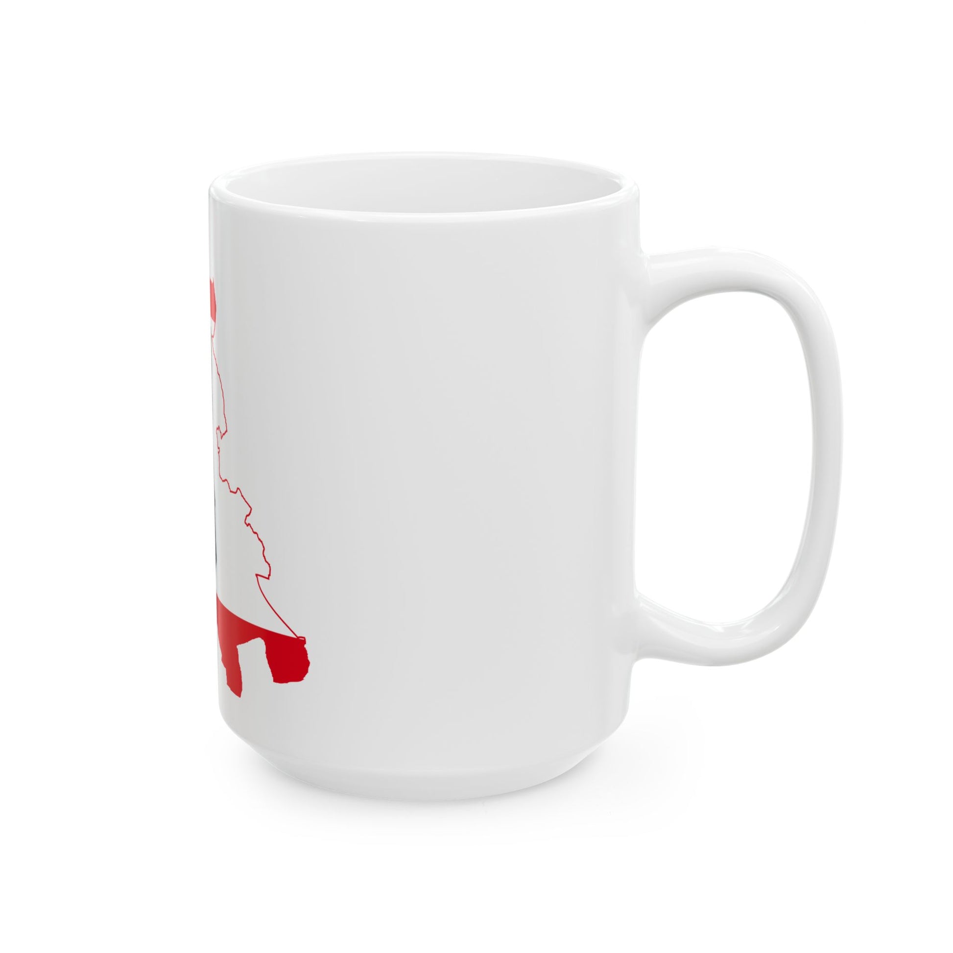 Flag map of West Berlin 1949-1990 (Germany) White Coffee Mug-Go Mug Yourself