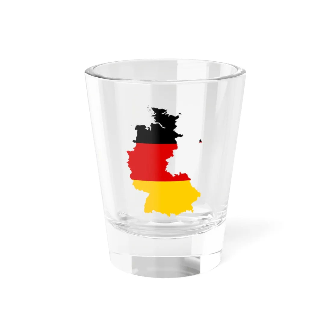 Flag-map of West Germany 1949-1990 (Germany) Shot Glass 1.5oz 1.5oz - Go Mug Yourself