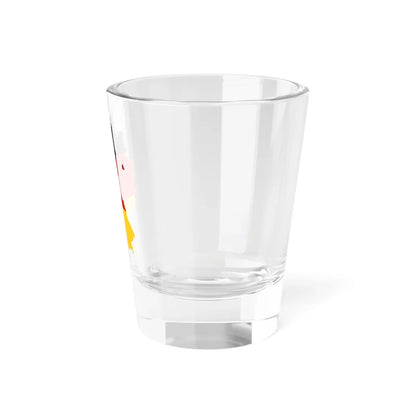 Flag-map of West Germany 1949-1990 (Germany) Shot Glass 1.5oz - Go Mug Yourself