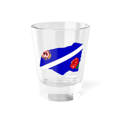 Flag-map of Windsor (Canada) Shot Glass 1.5oz 1.5oz - Go Mug Yourself