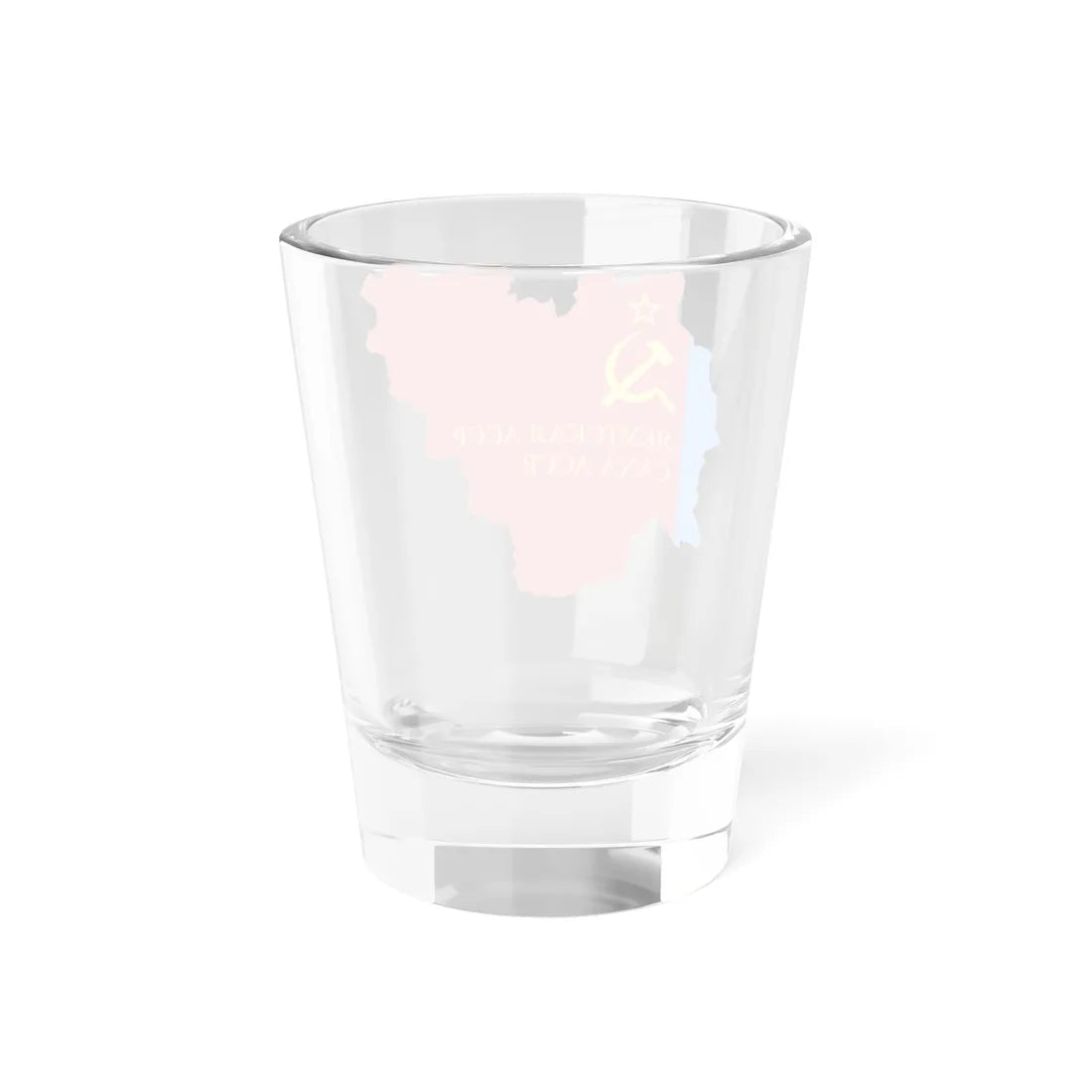 Flag-map of Yakut ASSR (Russia) Shot Glass 1.5oz - Go Mug Yourself