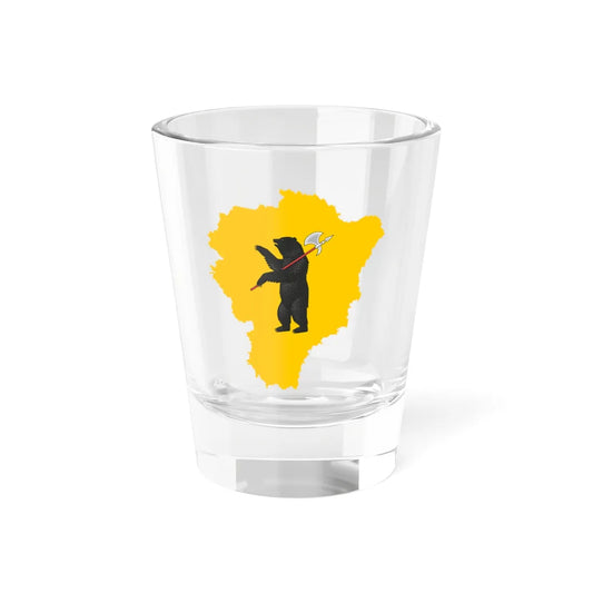 Flag-map of Yaroslavl Oblast (Russia) Shot Glass 1.5oz 1.5oz - Go Mug Yourself