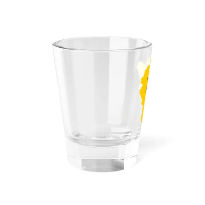 Flag-map of Yaroslavl Oblast (Russia) Shot Glass 1.5oz - Go Mug Yourself