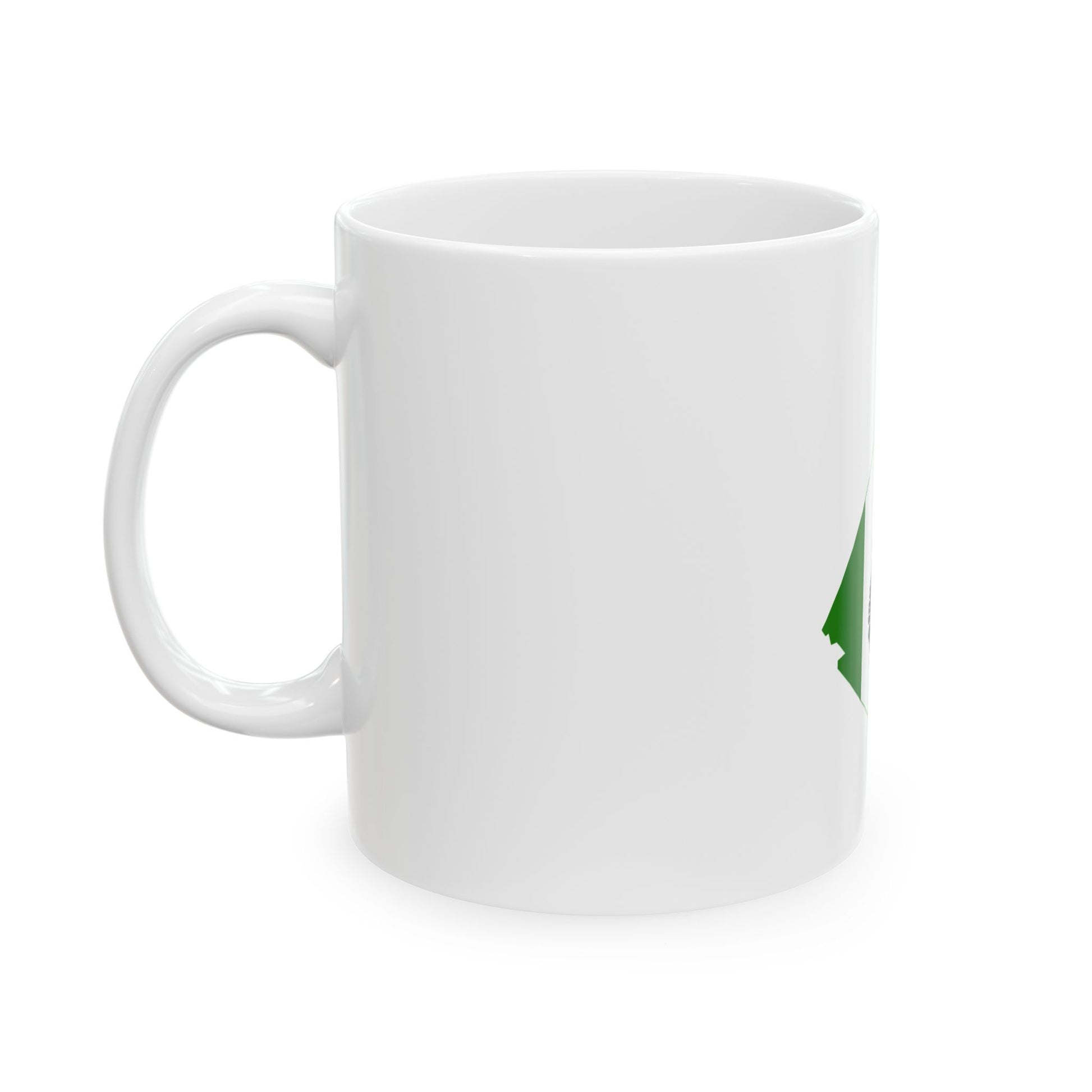Flag-map of Yukon (Canada) White Coffee Mug-Go Mug Yourself