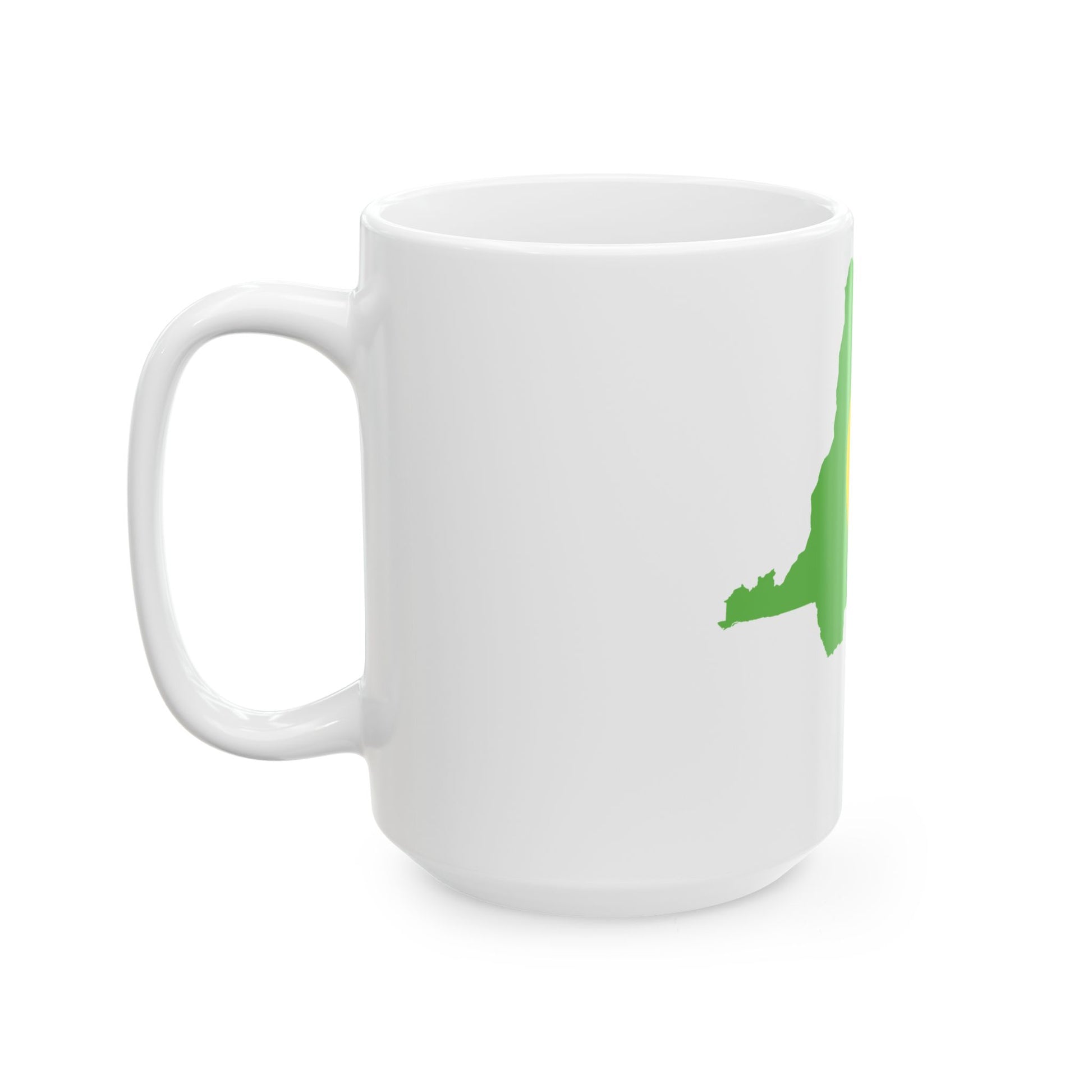 Flag map of Zaire 1971-1997 (Congo) White Coffee Mug-Go Mug Yourself
