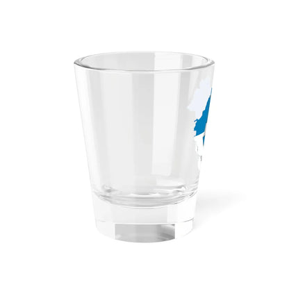 Flag-map of Zala County (Hungary) Shot Glass 1.5oz - Go Mug Yourself